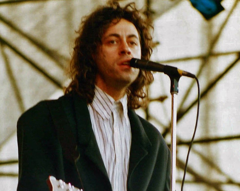 Bob Geldof on stage