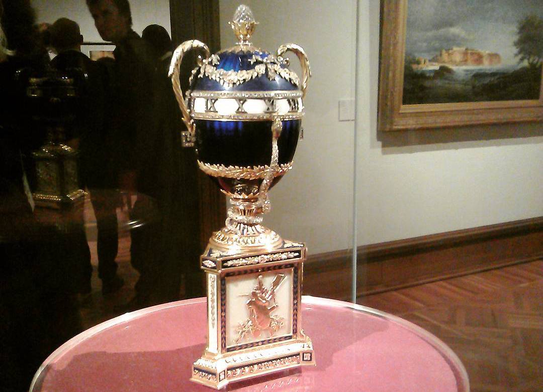Blue Serpent Clock (Fabergé egg)