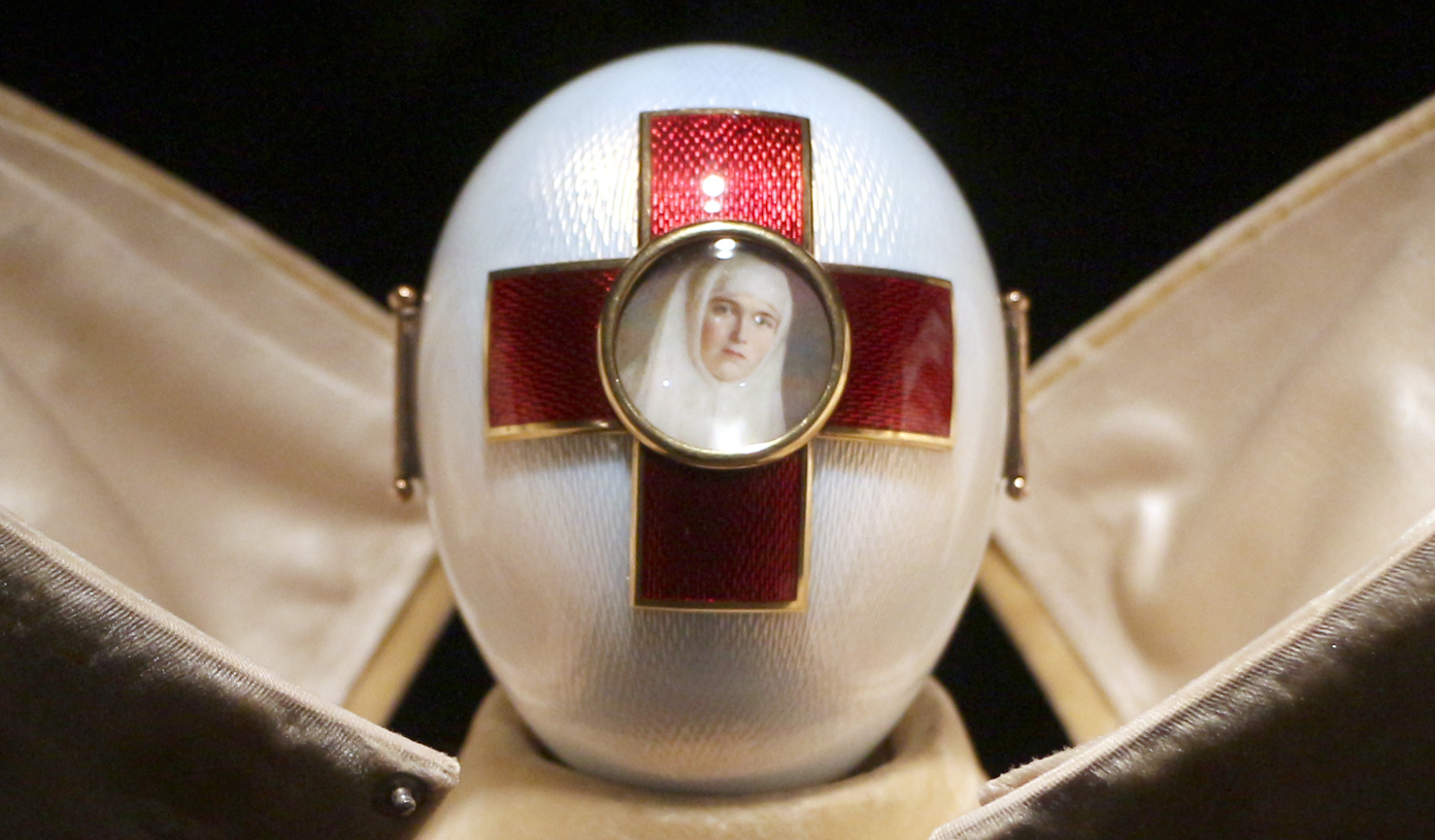 Red Cross with Triptych (Fabergé egg)