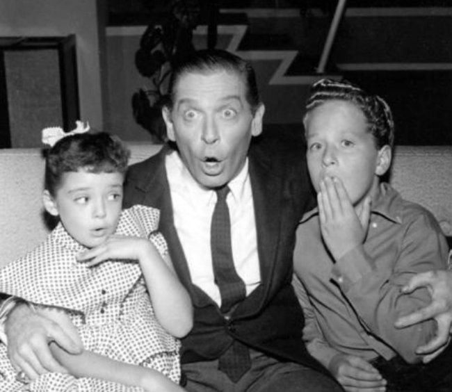 Milton Berle Angela Cartright Rusty Hamer