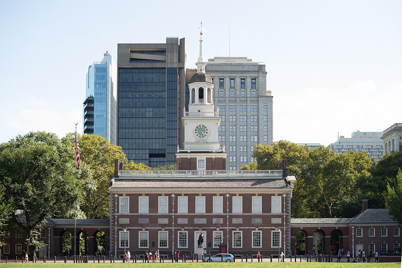 Exterior Of The Independence Hall