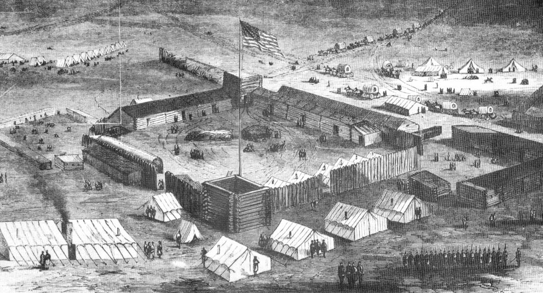 Army camp barracks