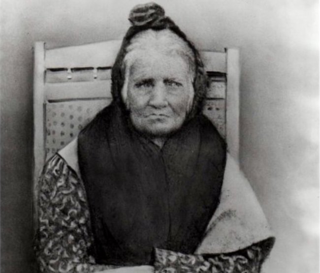 Woman from the Trail Of Tears journey