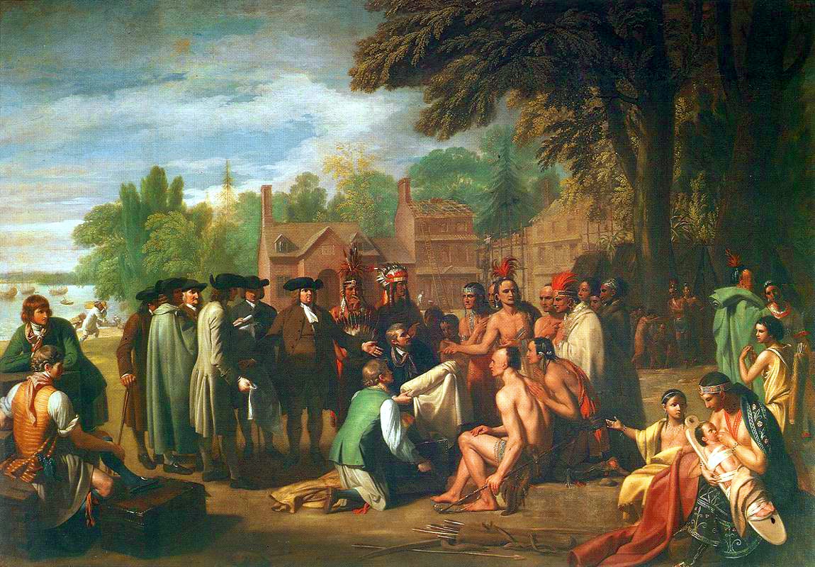 Treaty Of Penn With Indians By Benjamin West