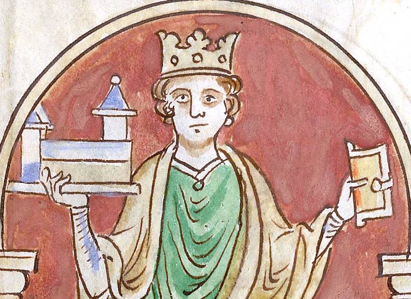 Henry I of England enthroned