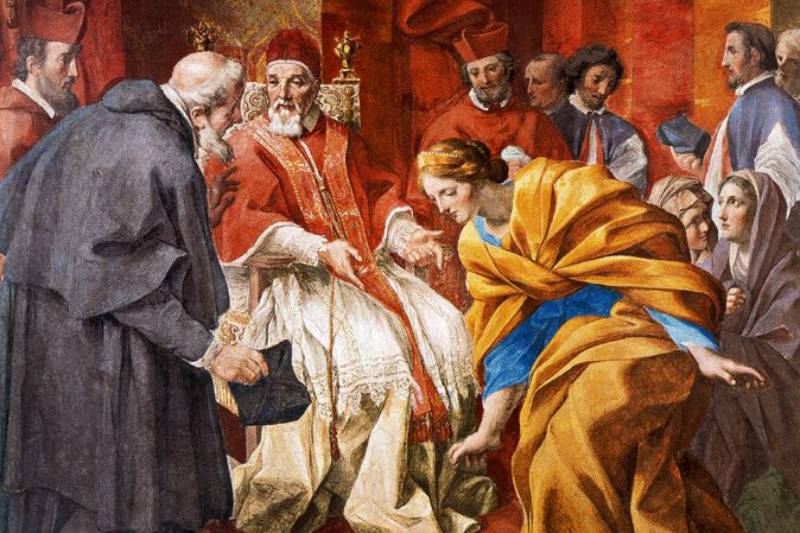 Meeting of Countess Matilda and Anselm