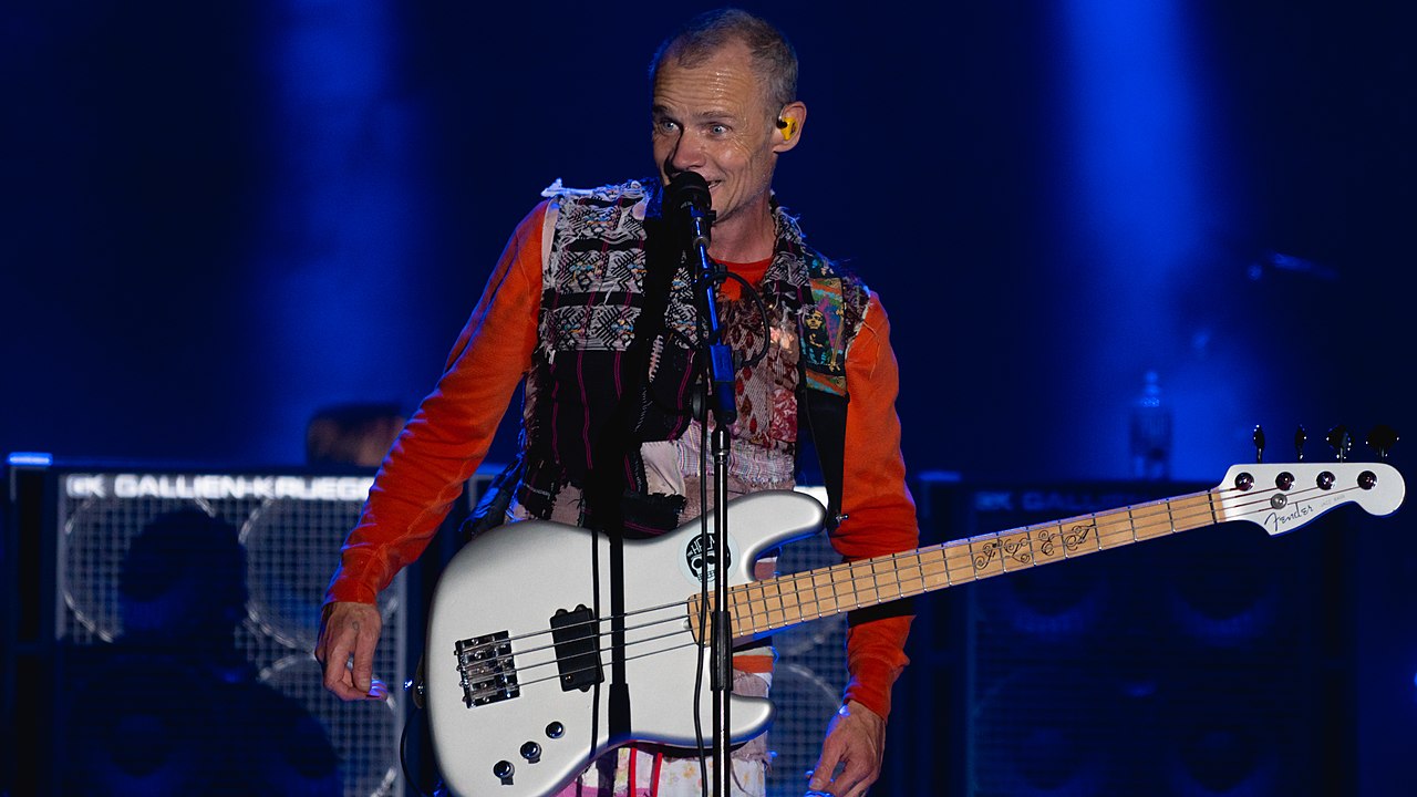 Flea on bass guitar from RHCP 