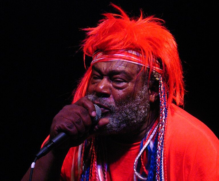 George Clinton on stage