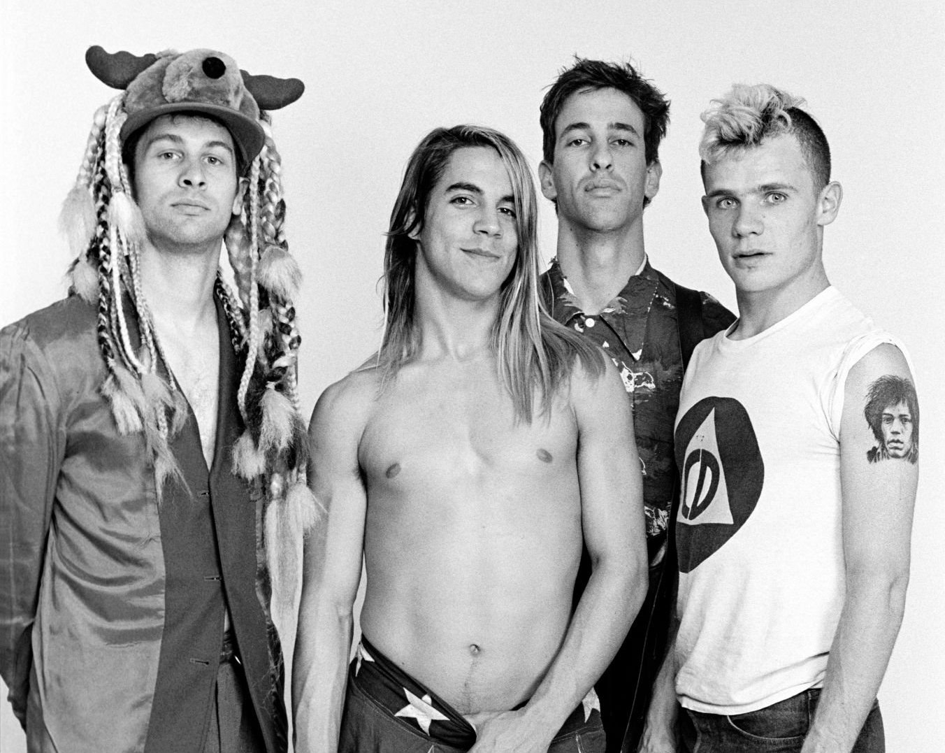 The Red Hot Chili Peppers group photo