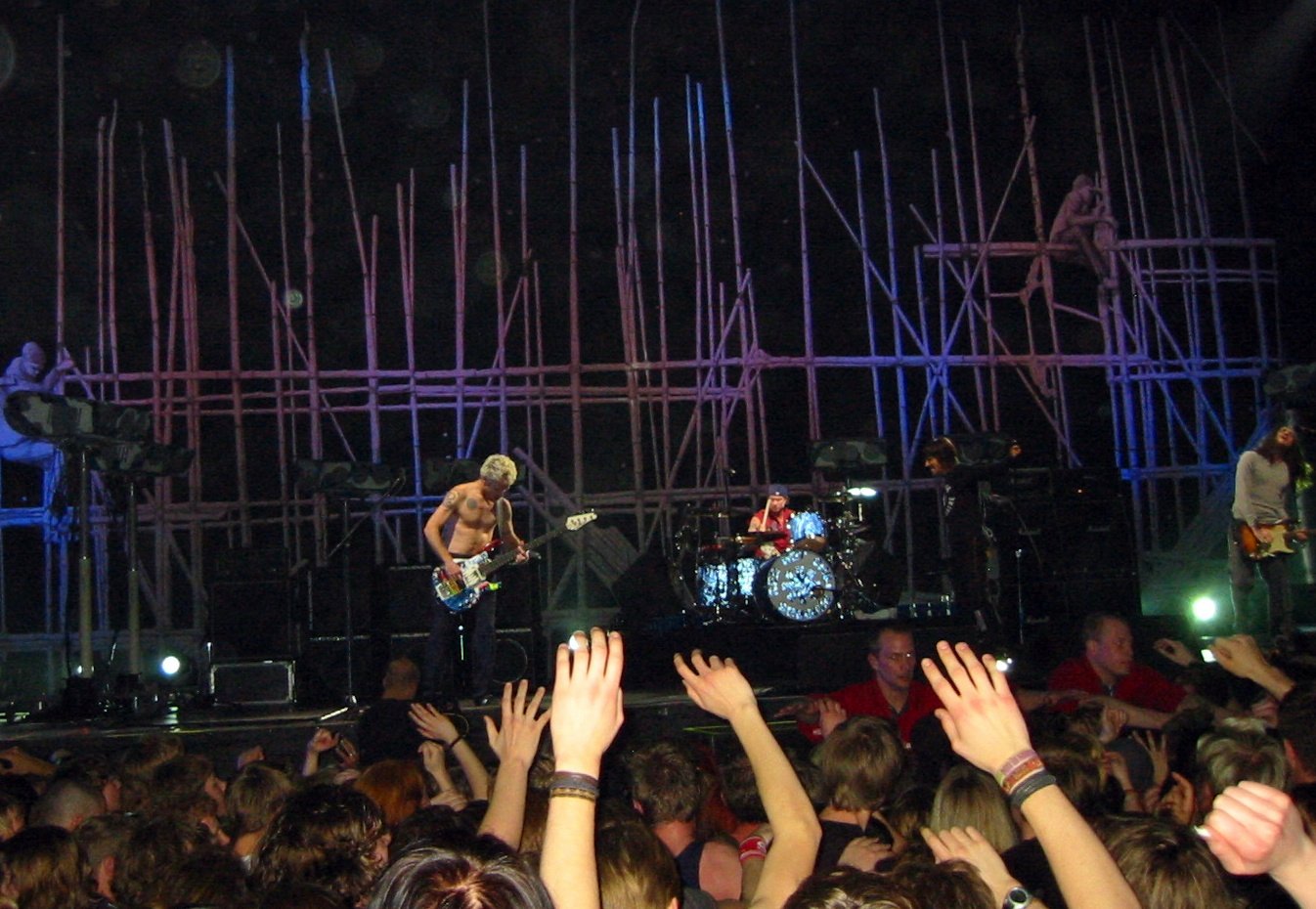 Red Hot Chili Peppers on stage