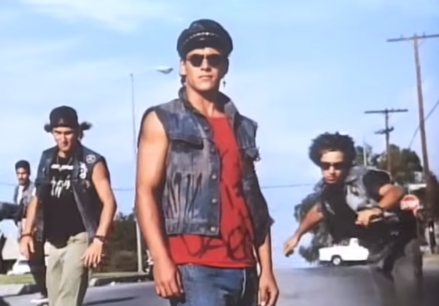 Screenshot from the movie Thrashin' (1986)