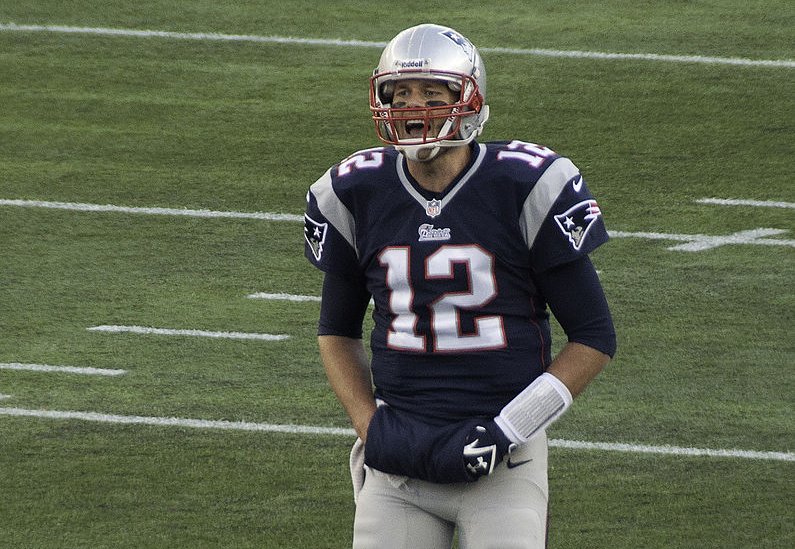 Tom Brady, quarterback with the New England Patriots
