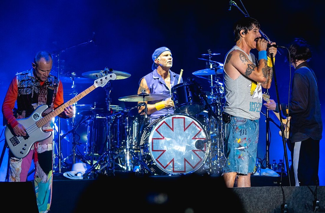 Red Hot Chili Peppers on stage