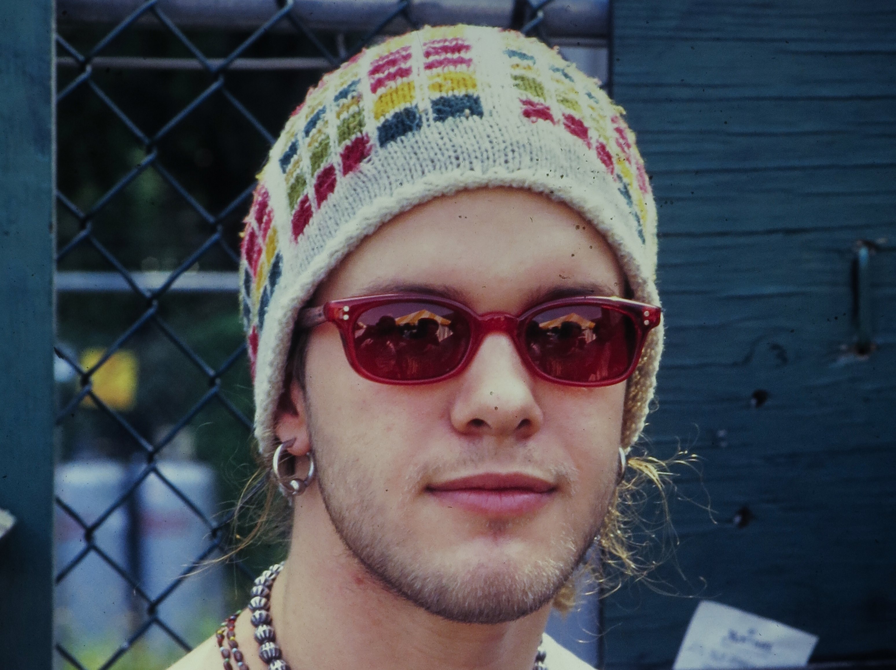 Portrait Photo of Shannon Hoon of Blind Melon at Lollapalooza 1993