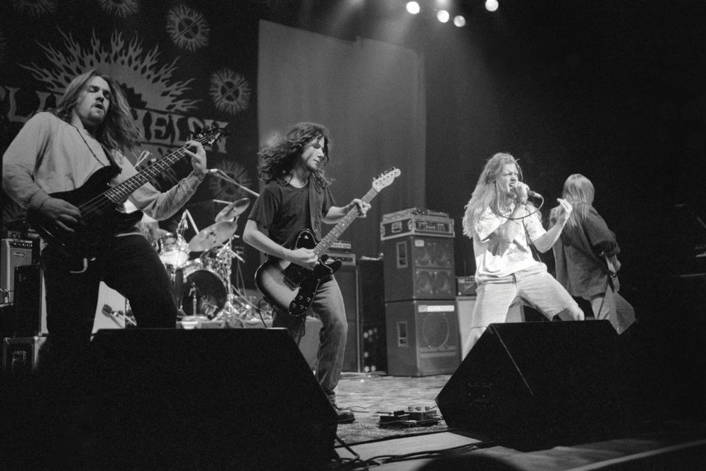 Blind Melon performing at The Ritz, New York on 24 April 1992.
