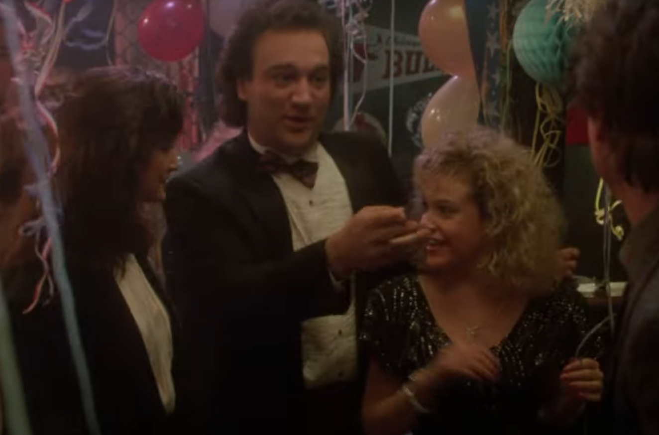 A screenshot of the movie About Last Night