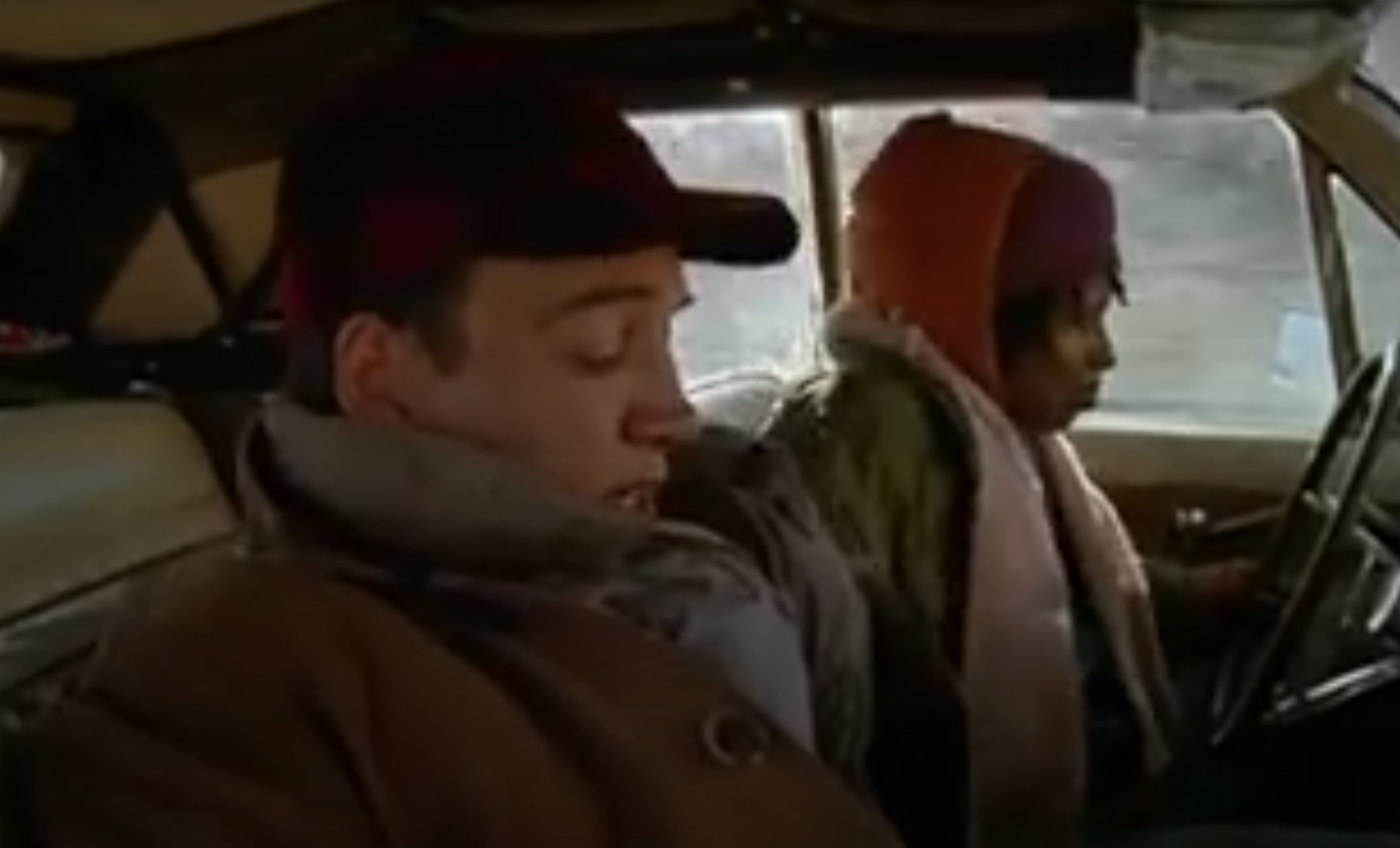 A screenshot of the movie Homer and Eddie