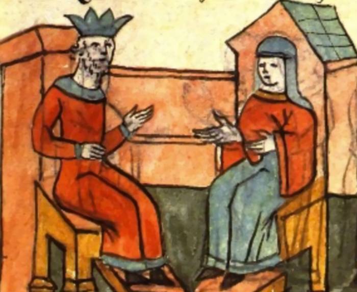 Reception of Olga by Constantine Porphyrogenitus