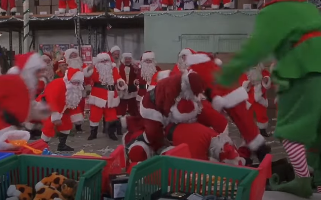 A screenshot of the movie Jingle All the Way