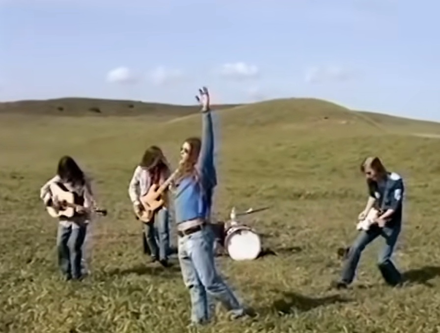 A visually captivating still taken from a pivotal moment in the documentary film All I Can Say (2019)