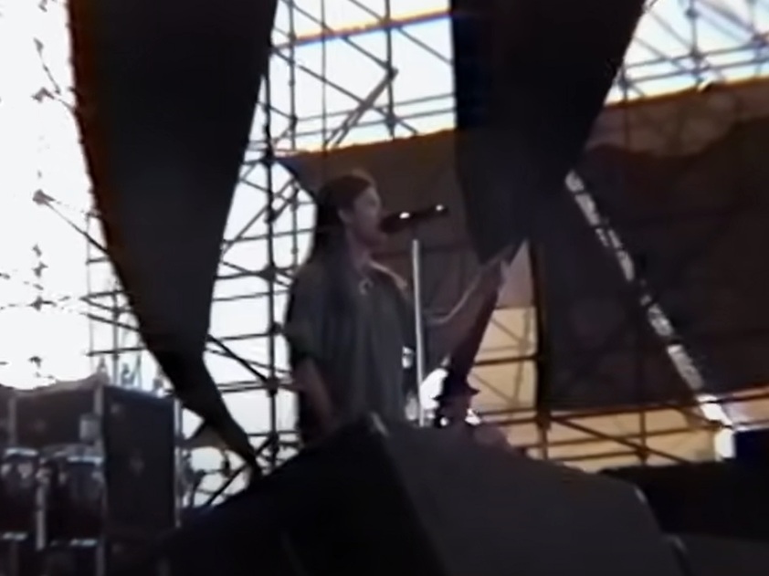 A visually captivating still taken from a pivotal moment in the documentary film All I Can Say (2019)