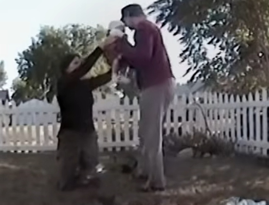 A visually captivating still taken from a pivotal moment in the documentary film All I Can Say (2019)