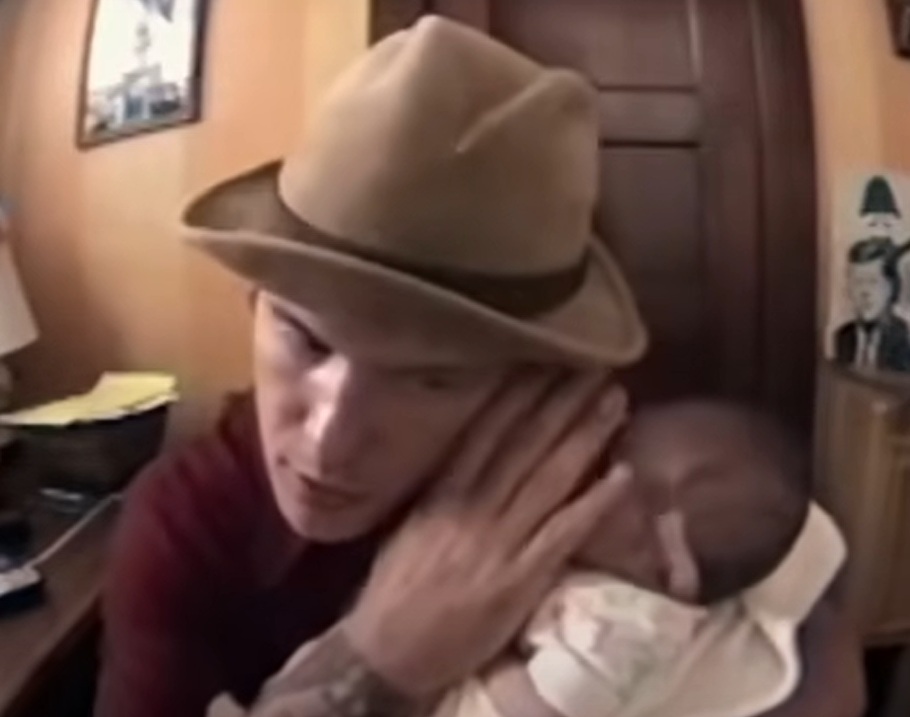 A visually captivating still taken from a pivotal moment in the documentary film All I Can Say (2019)