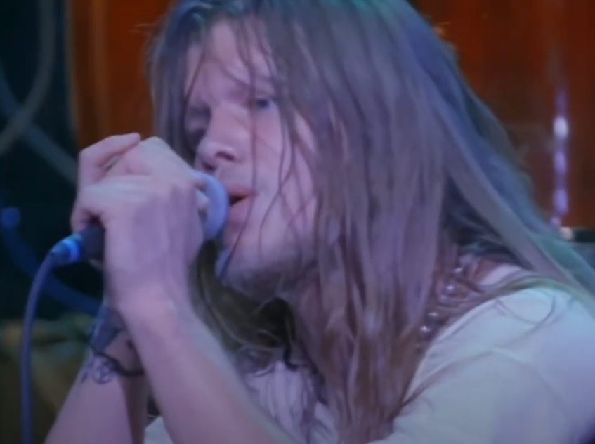 A visually captivating still taken from a pivotal moment in the documentary film Letters from a Porcupine (1996)