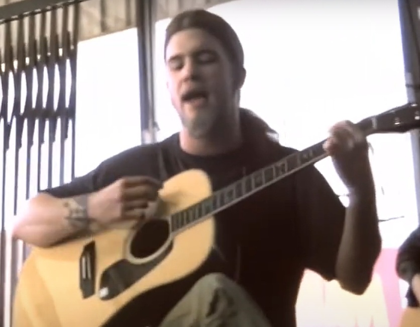 A visually captivating still taken from a pivotal moment in the documentary film Letters from a Porcupine (1996)