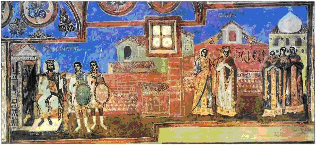 Meeting Of Olga Of Kiev And Emperor Konstantin