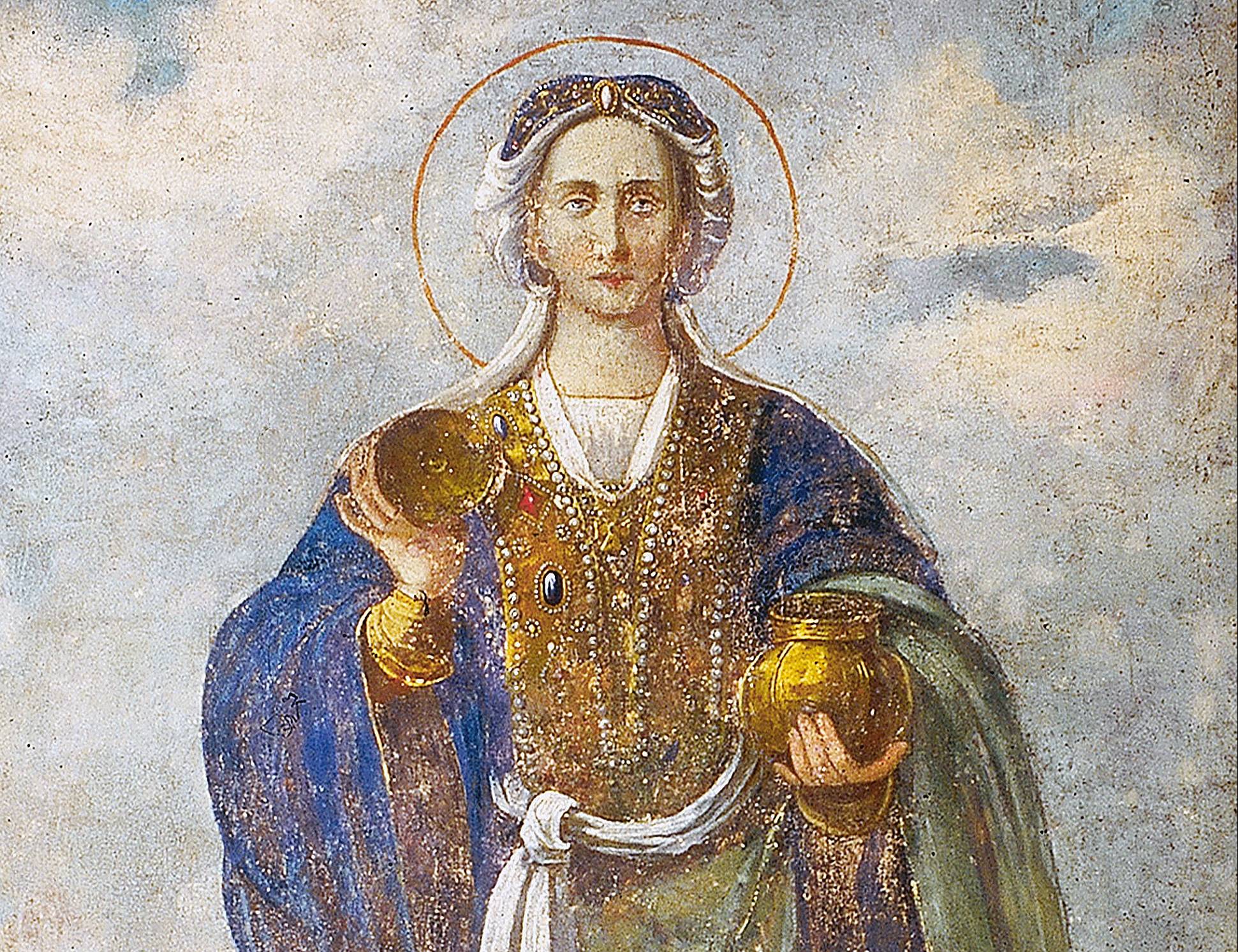 Princess Olga of Kiev in blue