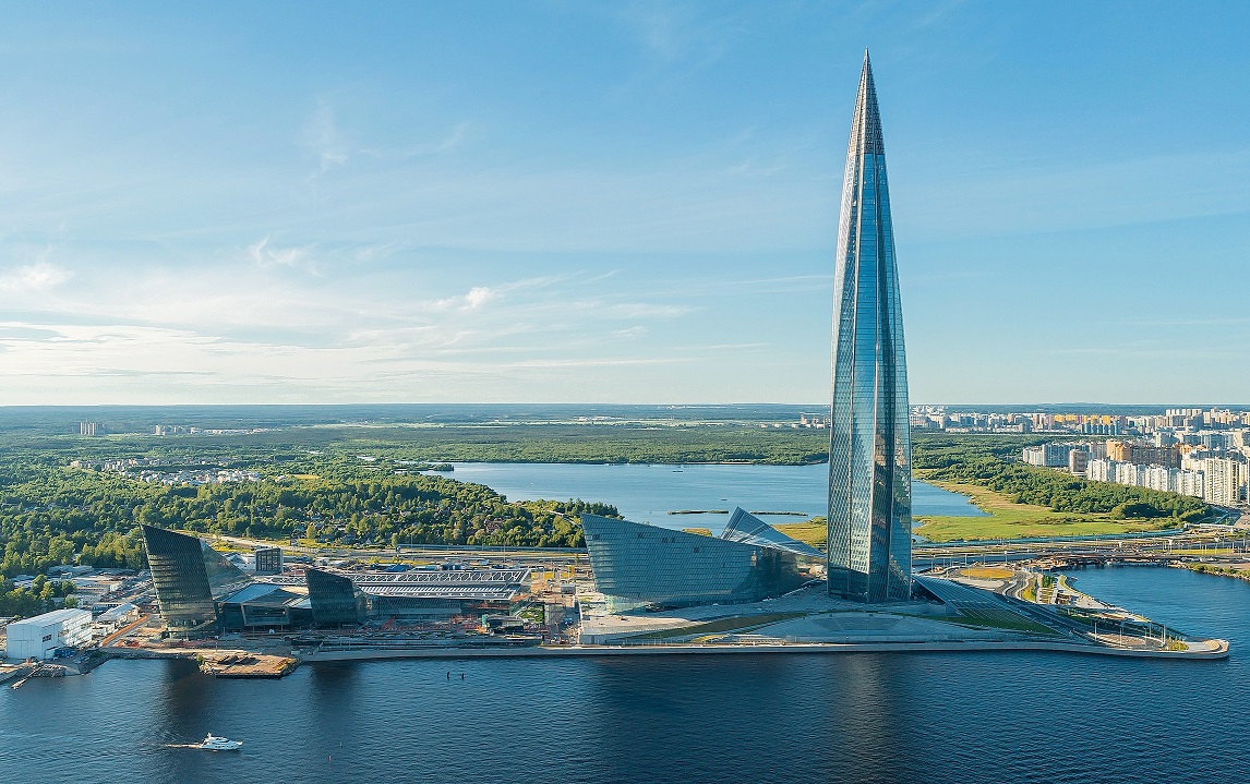 Lakhta Center complex in 2021