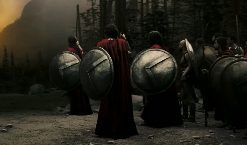 Screenshot of the movie 300 (2006)