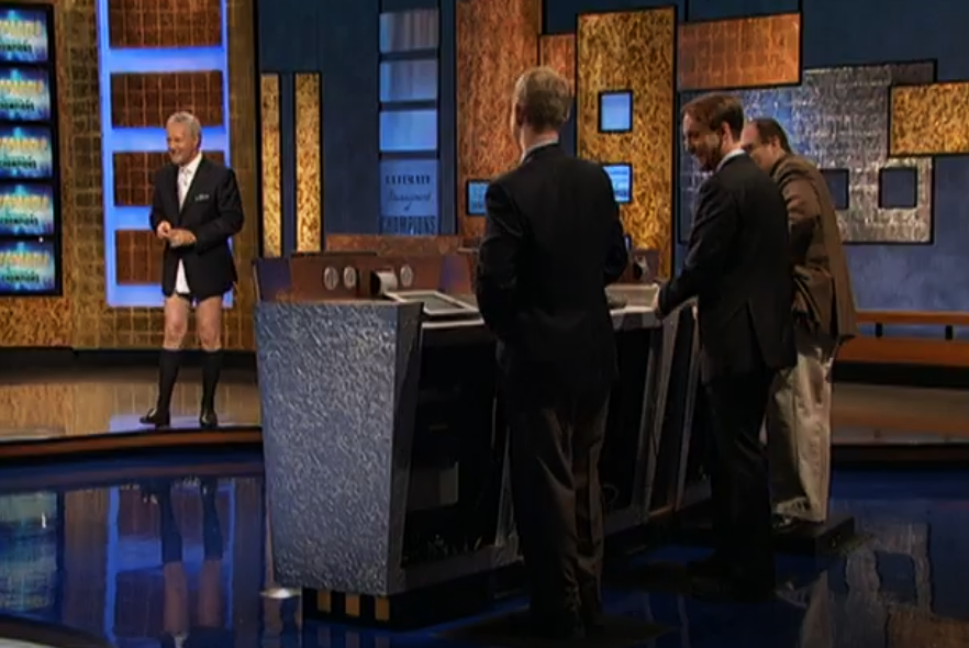 Screenshot of the TV Show Jeopardy!