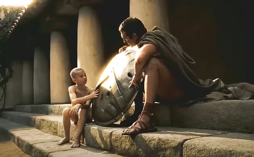 Screenshot of the movie 300 (2006)