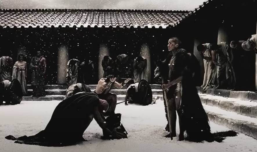 Screenshot of the movie 300 (2006)