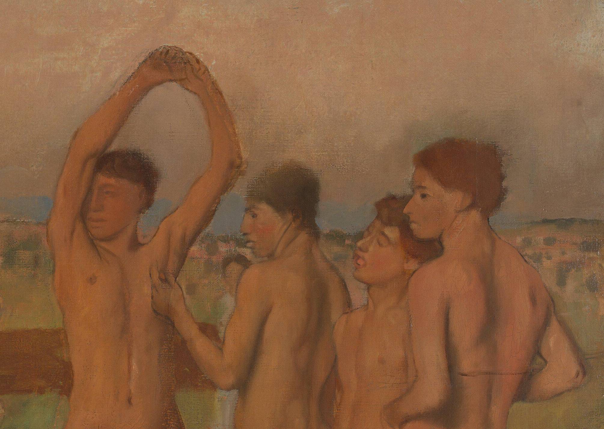 Young Spartans Exercising National Gallery