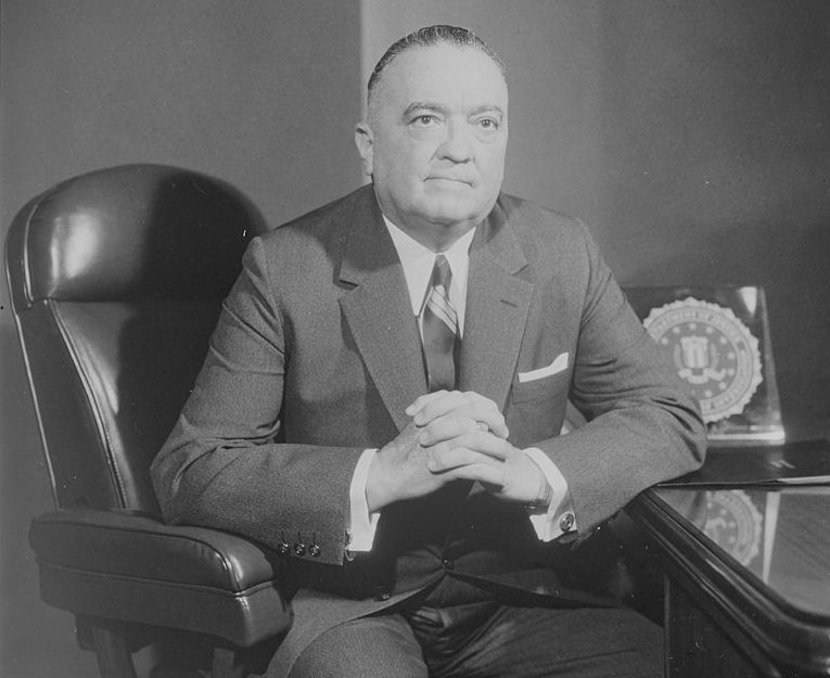 Portrait of FBI Director J. Edgar Hoover