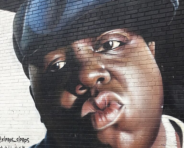 Notorious B.I.G, aka Biggie Smalls grafitti