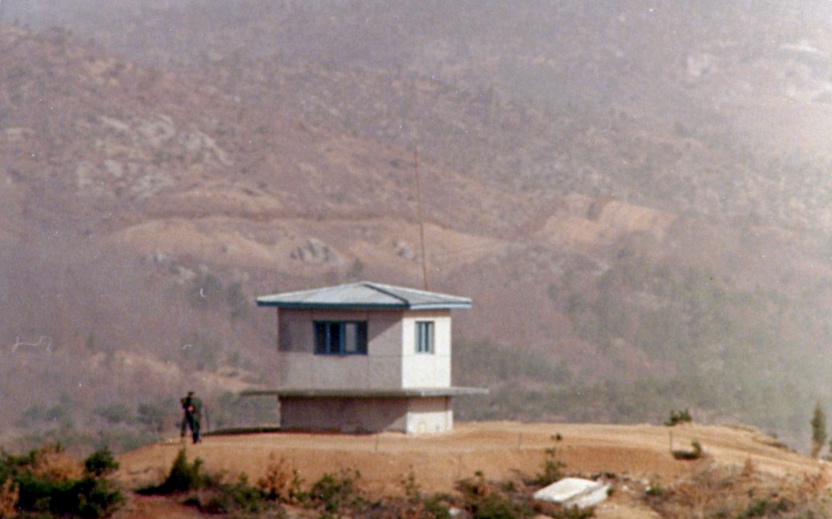 The North Korean boundary of the DMZ