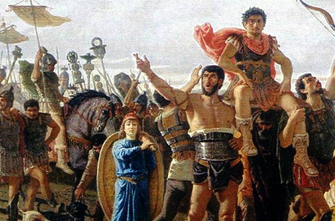 warfare between the Romans and Germanic peoples