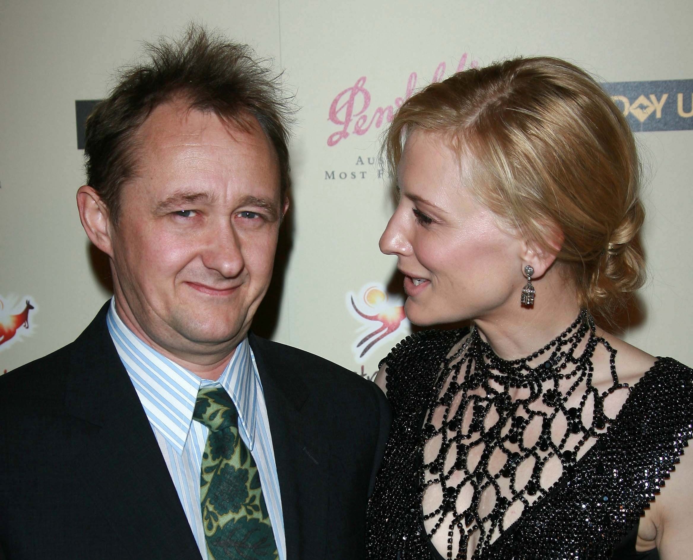 Andrew Upton and Cate Blanchett at the G'Day USA Penfolds Black Tie Icon Gala
