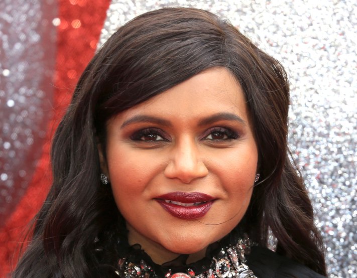 Portrait Photo of Mindy Kaling attending the 'Ocean's 8' UK Premiere