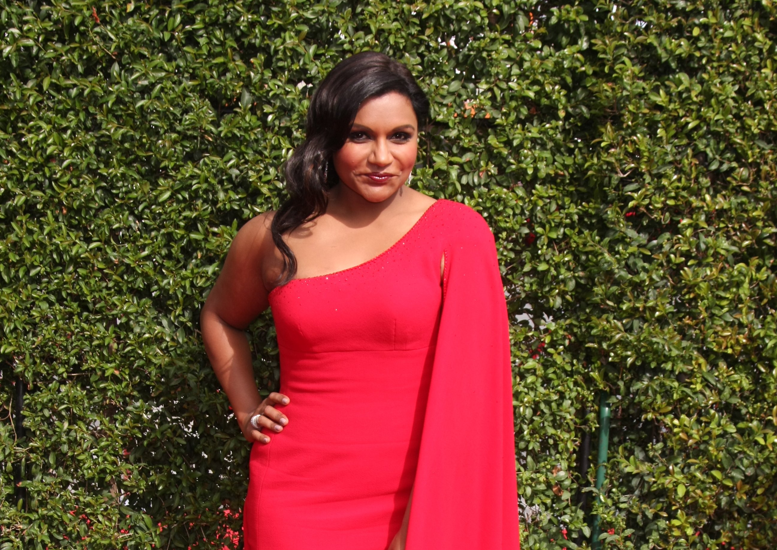 Mindy Kaling at the Primetime Creative Emmy Awards Arrivals