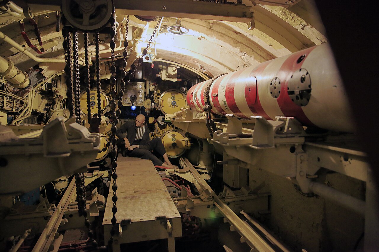 Inside the K-24 submarine