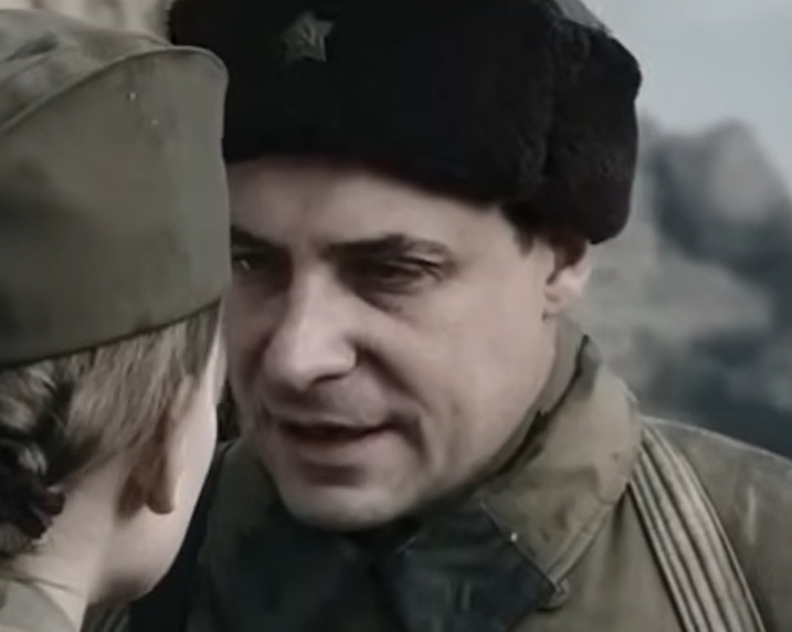 A visually captivating still taken from a pivotal moment in the film Battle for Sevastopol (2015)