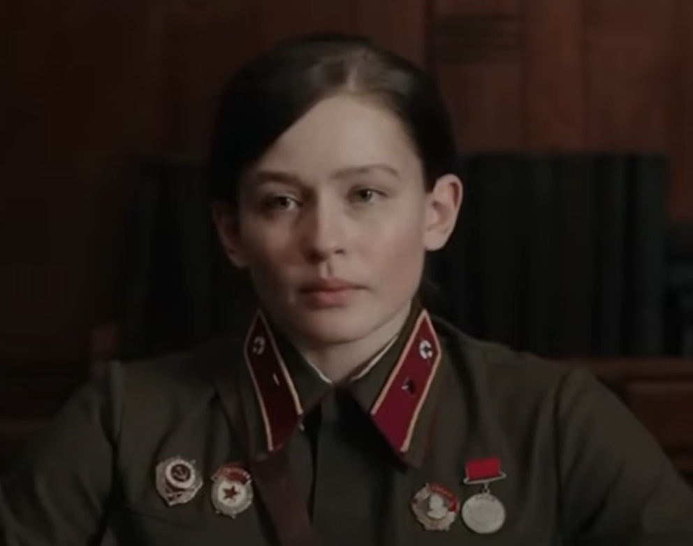 A visually captivating still taken from a pivotal moment in the film Battle for Sevastopol (2015)