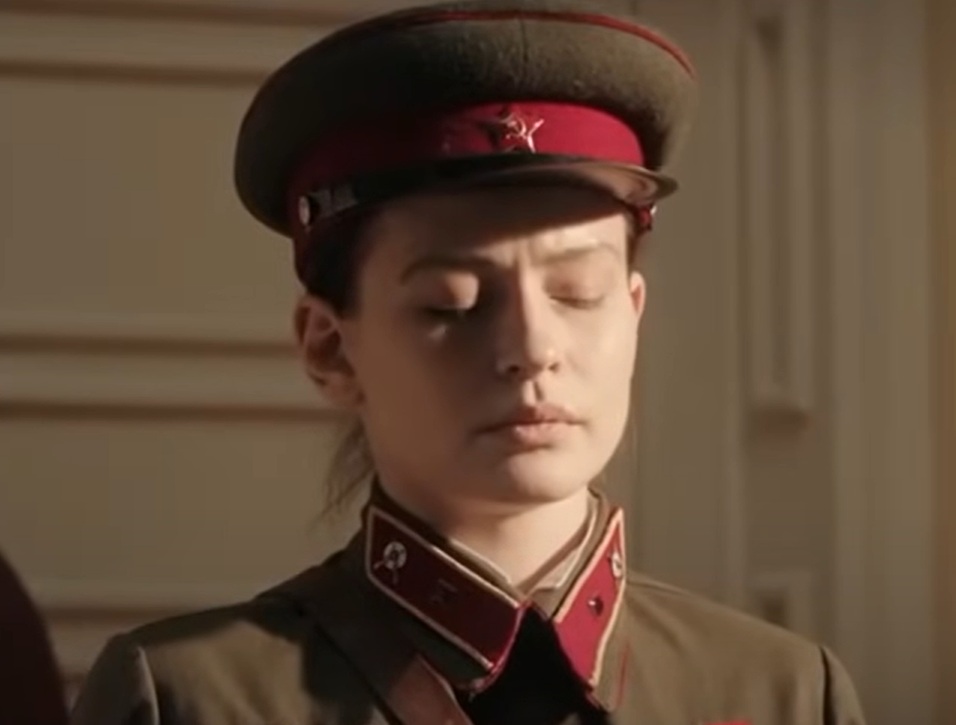 A visually captivating still taken from a pivotal moment in the film Battle for Sevastopol (2015)