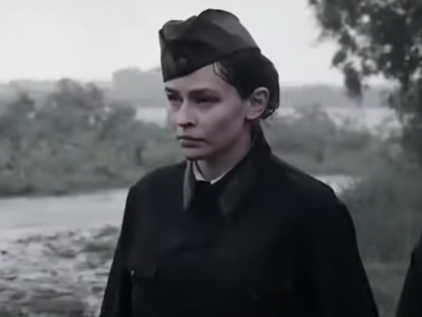 A visually captivating still taken from a pivotal moment in the film Battle for Sevastopol (2015)