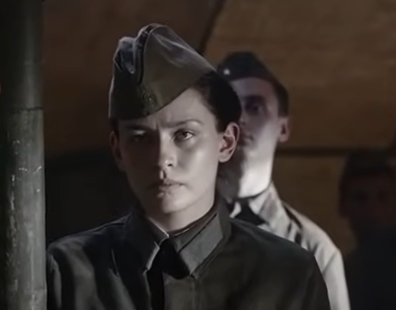 A visually captivating still taken from a pivotal moment in the film Battle for Sevastopol (2015)